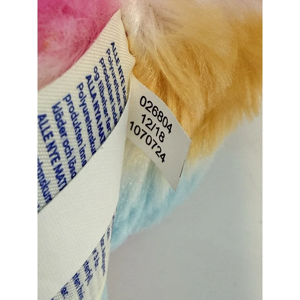 BUILD A BEAR PASTEL RAINBOW STRIPES BUNNY RABBIT 17